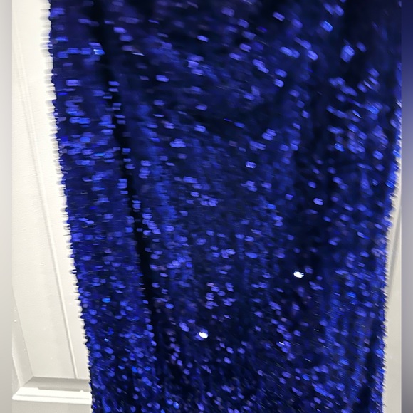 New Sequin Velvet Strapless Formal Dress - Sherri Hill #2959 - Picture 7 of 15